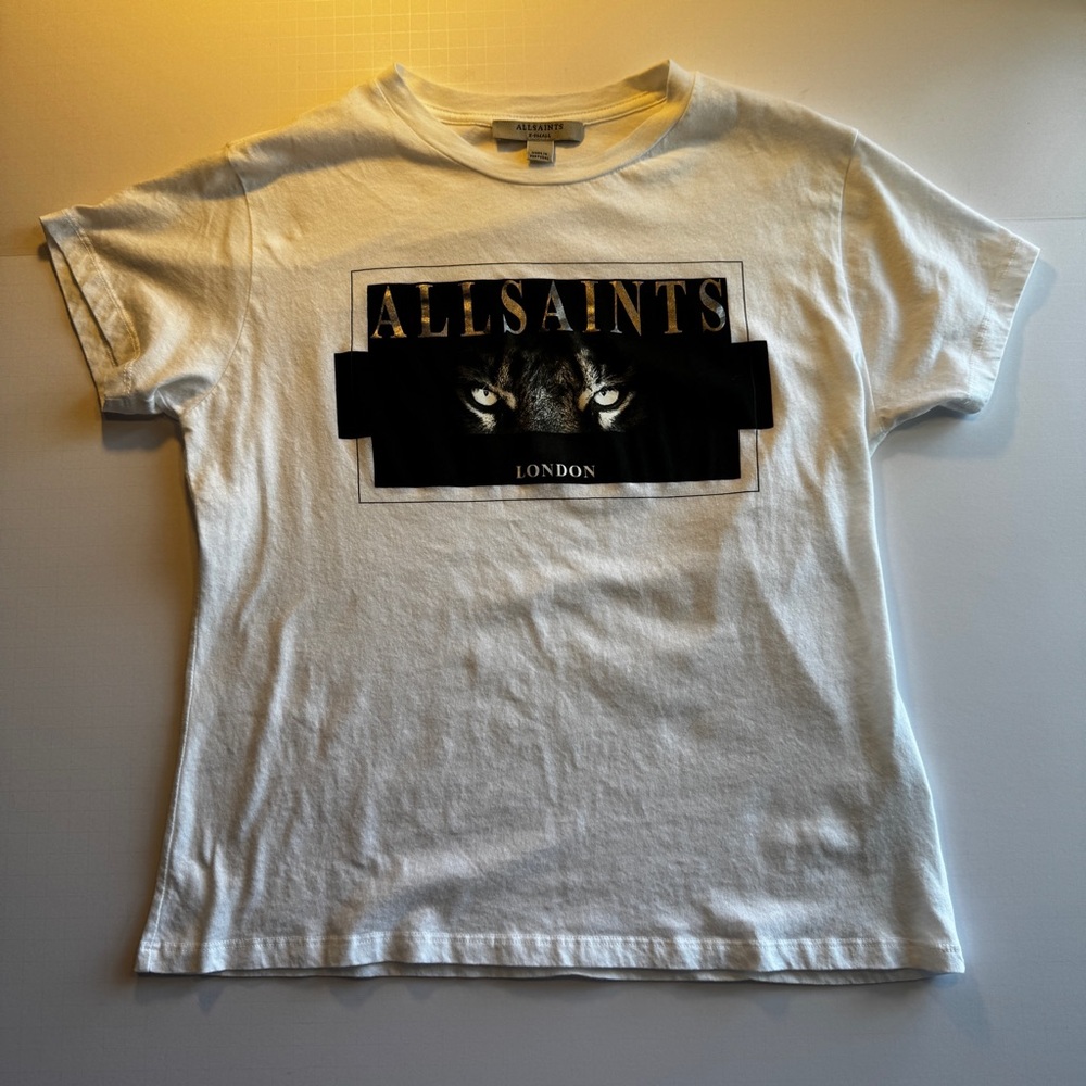 All Saints Classic White Tee